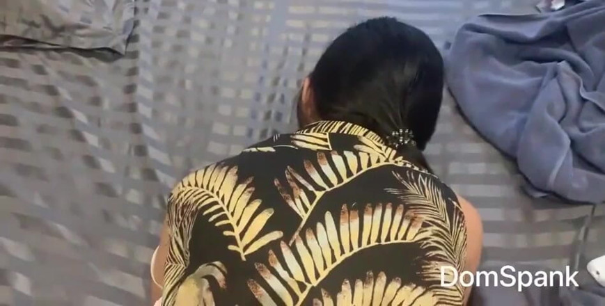 RealDomSpank: My Sexy Asian Secretary Getting a Pain Anal Lesson During...