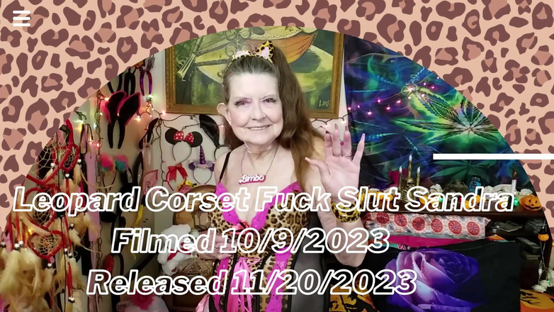 Sexy Sandra N Sir Christopher: Leopardí korzet šuká děvku Sandru