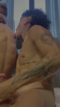 2 Hung Tops Share Big Ass Bareback Hardcore Anal Twink Fucked