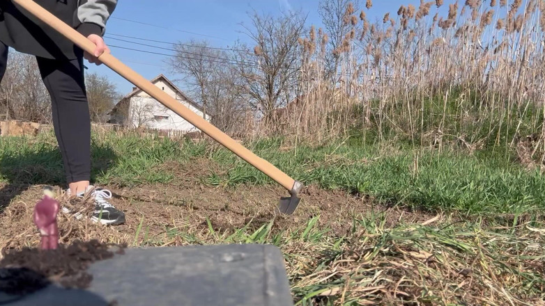 AmayaMori: Obryně zahradničí divoce Vysadí drobného muže