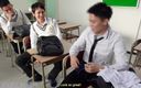 SRJapan: Threesome Classroom Sex