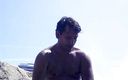 Boy top Amador: Very horny on the nudist beach