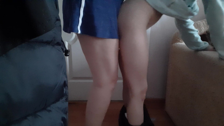 Lesbian-illusion: Agite y follo a mi esposa al estilo perrito con...