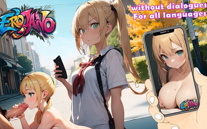 Erojano: Ze vinden een mobiele telefoon met privéfoto's, het blonde meisje...