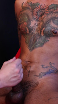 Guy 33 - Edging and Sounding a Bi, Tattooed, Extremely Vocal Stripper to a Huge Orgasm