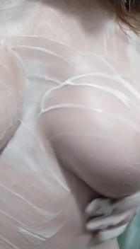 Lathering My Tits