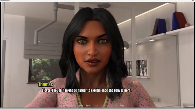 XXX Games Bunk: Rumah nenek - seks isteri hamil desi dengan buah dada memerah