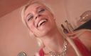 German Amateur: Casting slampa och blond sexagent som delar kuk i trekant