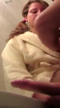 Wank Me in Bathroom