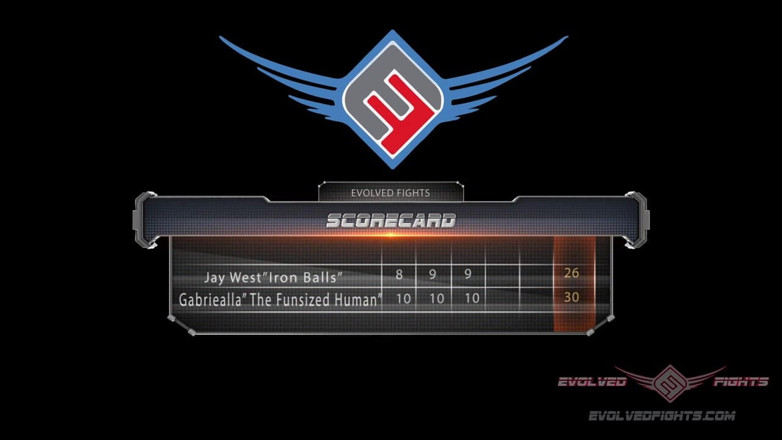 Evolved Fights: Gabriella Paltrova Vs Jay West Where Gabby Simply Dominates