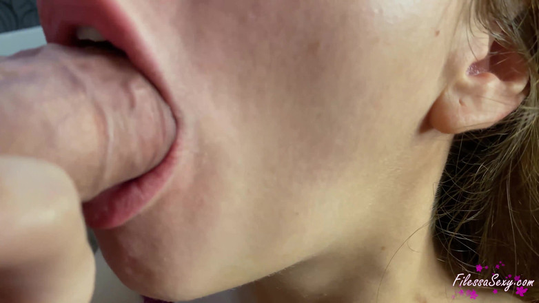 Filessa: Blowjob sensual remaja kecil dan pancutan mani dalam mulut - rakaman...