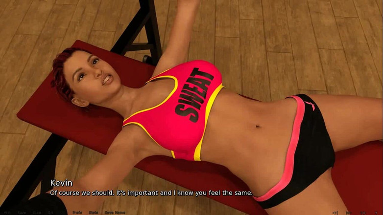 Dirty GamesXxX: 心はどこにあるのか:ジムの男と愚かな面白い女の子ep.15