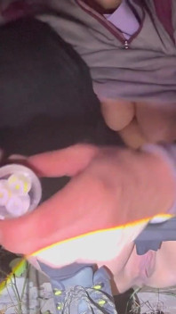 Masturbate with Flesh Light in the Forest