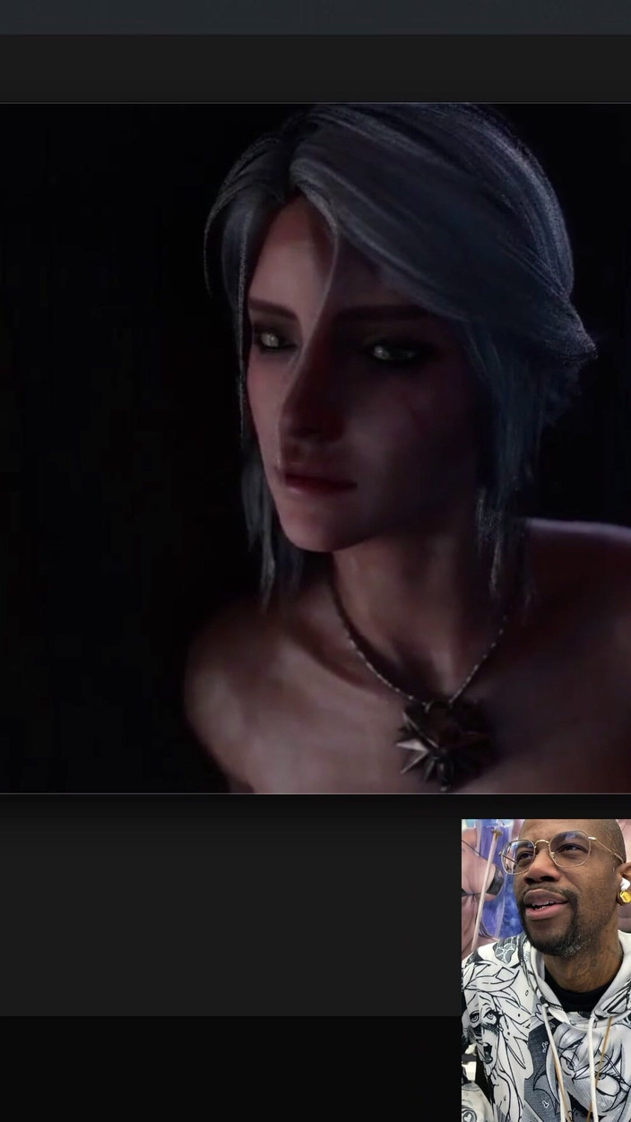 L6RD7BLU3 FUTA: Трансгендер Ciri молча, когда она улыбается тебе