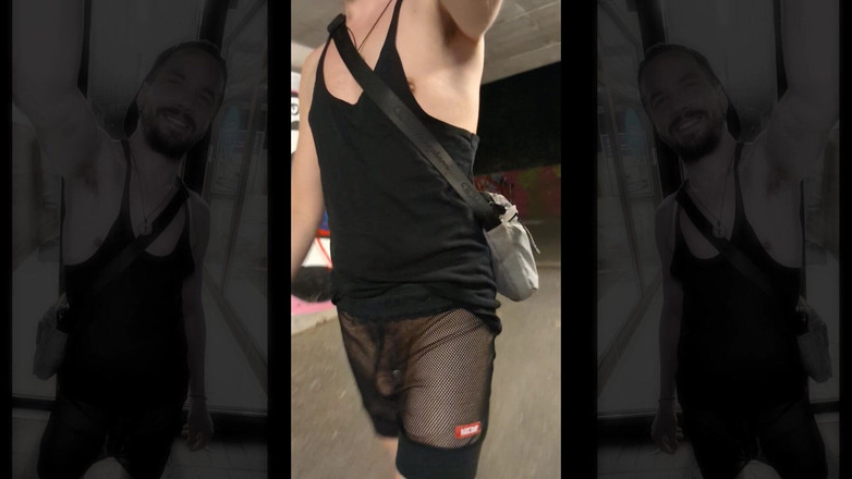 kinkygaynudist: Gece Yarısı Örgü Çılgınlığı (kontrolü Kaybetmek Için Yaz Yürüyüşü)