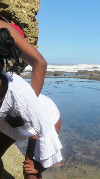 Beach Blowjob From Teen