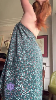 Big Booty Ass klaska w Sundress