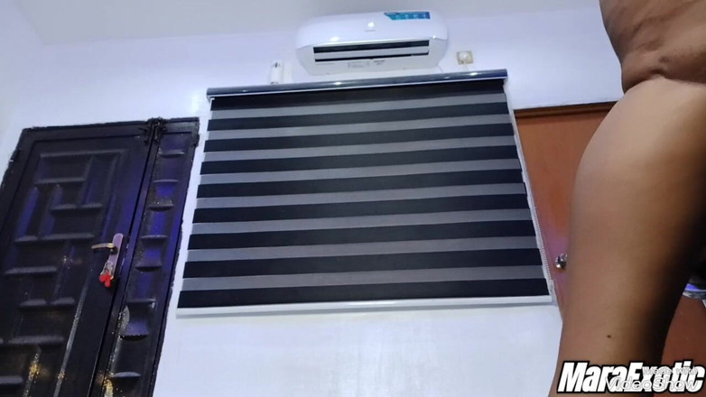 Mara Exotic: Homealone Solo Masturbation and Got the Floor Wet Wiith My...