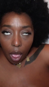 Thick Black Stepsis Dutch Coco Will Give You the Sloppy BJ Your Girlfriend Won't