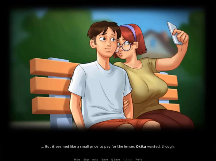 Cartoon Play: Summertime saga part 217 - selfie