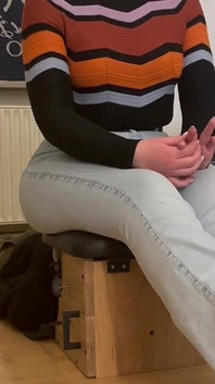 Facesittingbox Bright Bluejeans