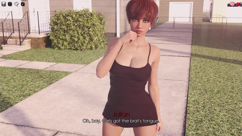 3D Cartoon Porn: 내 쾌락 3 - 공원에서 줄리안에게 처음 키스한 다음 침대에서 줄리안이 Daphne의 샤워를 보고 키스하다