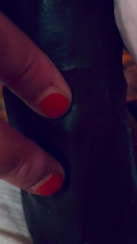 Riding BBC Dildo