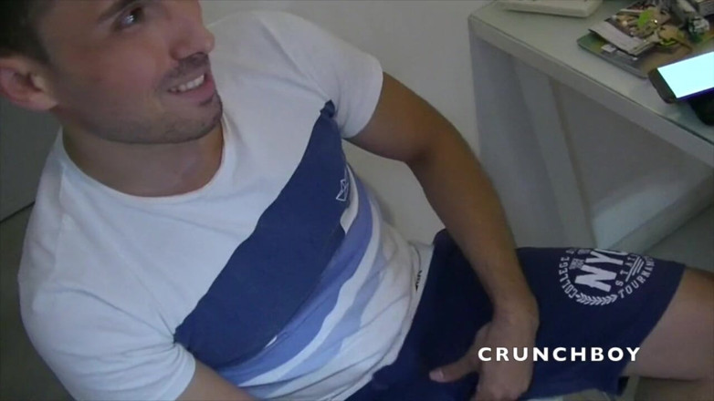 BAREBACK AND CREAMPIE CLUB: The blond twink James Silver fucked raw by Abraham