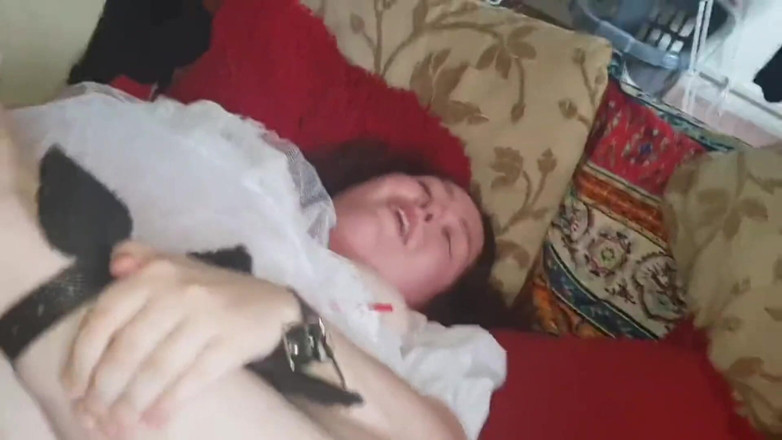 Real homemade BBW BBC porn: Youngenglishbbw bbc nata4sex 重口味捆绑SM女仆装角色扮演