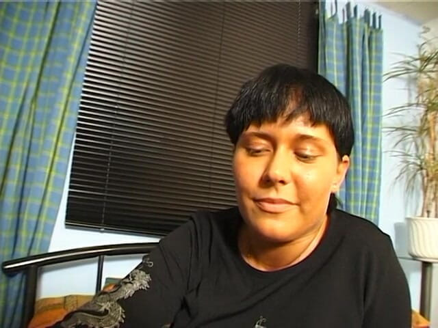 POV Orgasms: Brunette slut masturbating before giving a wonderful blowjob