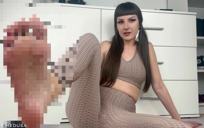 Lady Medusa: Pompă pentru pixeli - Picioare cu instrucțiuni de masturbare