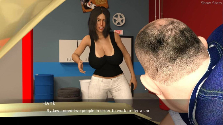 Dirty GamesXxX: Project hete vrouw: sexy milf vastgeplakt onder de auto- Ep19