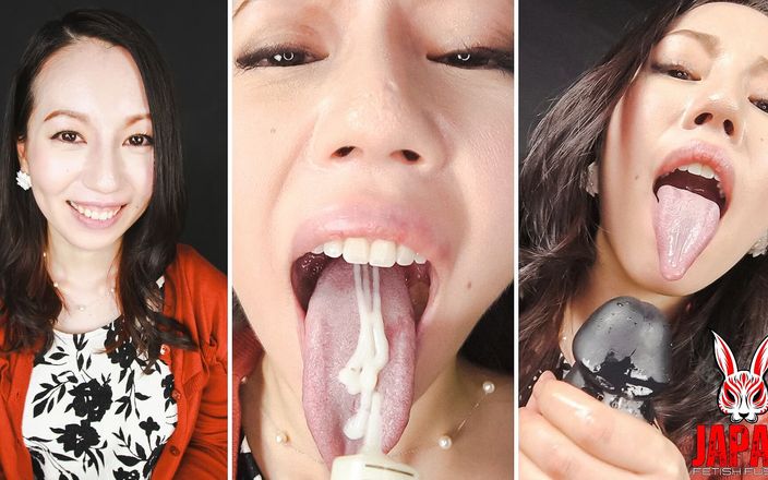 Japan Fetish Fusion: Rei Tokunaga: a Sensual Exploration of Tongue Saliva Fetishism