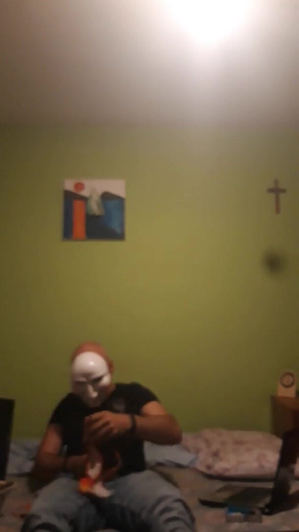 Moonlight: Shy man masturbate