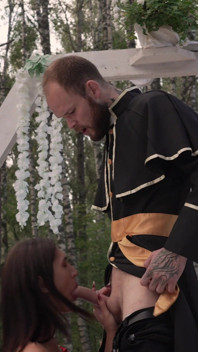 Fucking Wedding Part 3: Slutty Slut Fucks a Priest Before Her Friend's Wedding