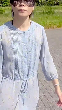 Mayu No72 Naked in a See-through Dress Sex