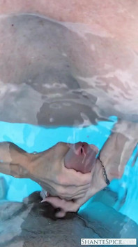 Pool Sex: Silicone Lube and Creamy Finish