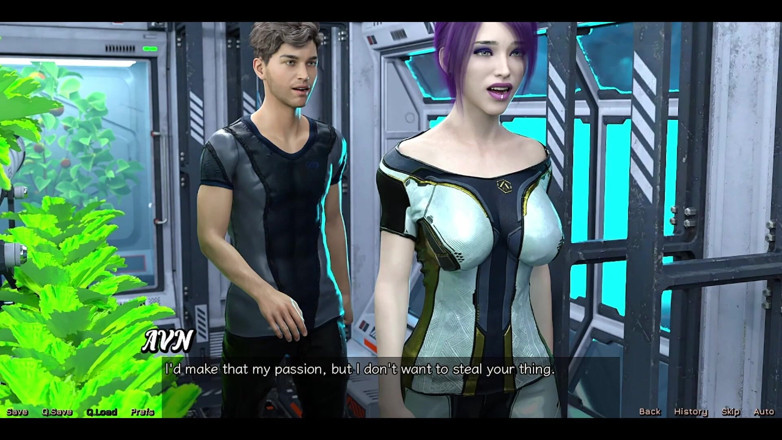 AVN Teller: Stranded in Space - Meeting a Shy Emo Girl