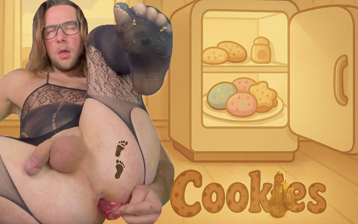 Cookies: パンストのトランスジェンダーの女の子が巨根から潮吹き、彼女のお尻を見てください