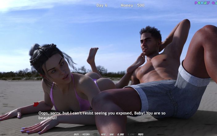 Porny Games: Lisa Total Investigation! by Dragofinder Studio - Beach Day and Sex...