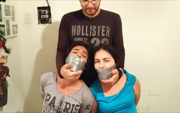 Selfgags Latina Bondage: Sexy Girls Tied by the Mafia!