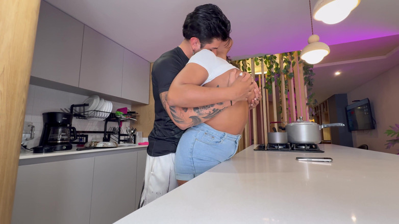 Zack whiter: MILF Stepmom Fucked in the Kitchen by the Hard Cock...