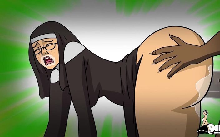Dukes Hardcore Honeys: Sexy nun gets fucked good by two horny BBC’s