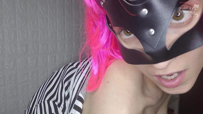 BigBoobCat: Mi sento cattivo! Le mie grandi tette e maschera di...