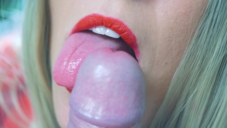 Art By SoftApproach: Red lipstick blowjob