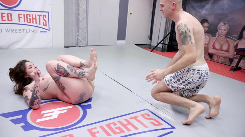 Evolved Fights: Vanessa Vega Vs Tony Sting Mixed Wrestling