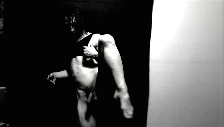 LilTaste: Transgirl Naked Posing for Self-photography Artwork