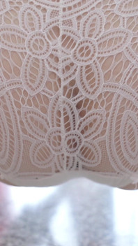Maid Washes the Floor Peeking Panties Close-up
