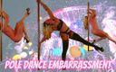 Michellexm: Video completo di imbarazzo danza del palo nudo