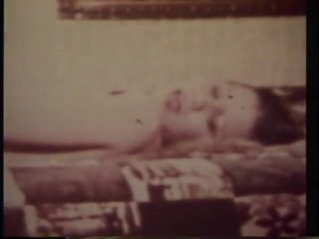 Vintage Usa: Hairy vintage beauty gets her mouth filled with a cum